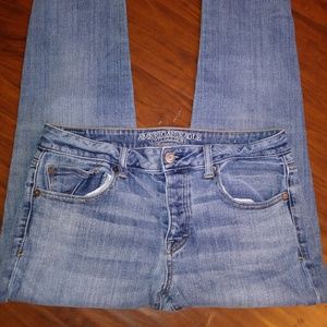 American Eagle Boy Crop Jeans Capri Size 10